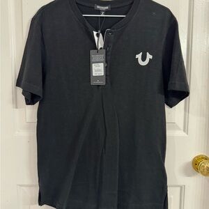 True Religion Charcoal Short Sleeve Tee